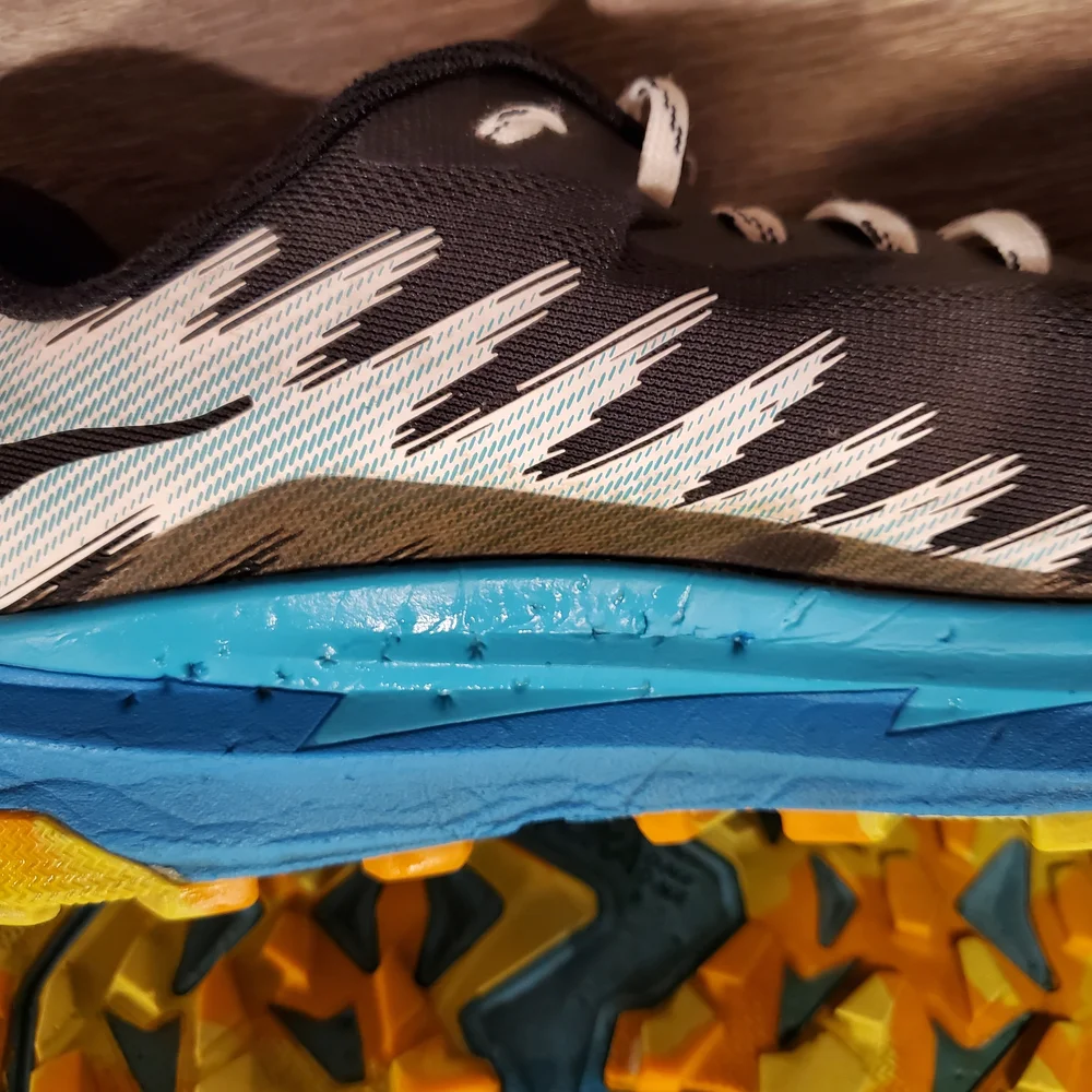 Hoka Men's Torrent 3 Black & Blue Athletic Running Shoes Size 10.5D - Picture 7 of 13